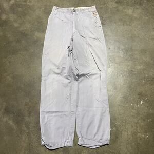 Vintage 50s Grey Sanforized Sail Cloth Cotton Chinos 29x31